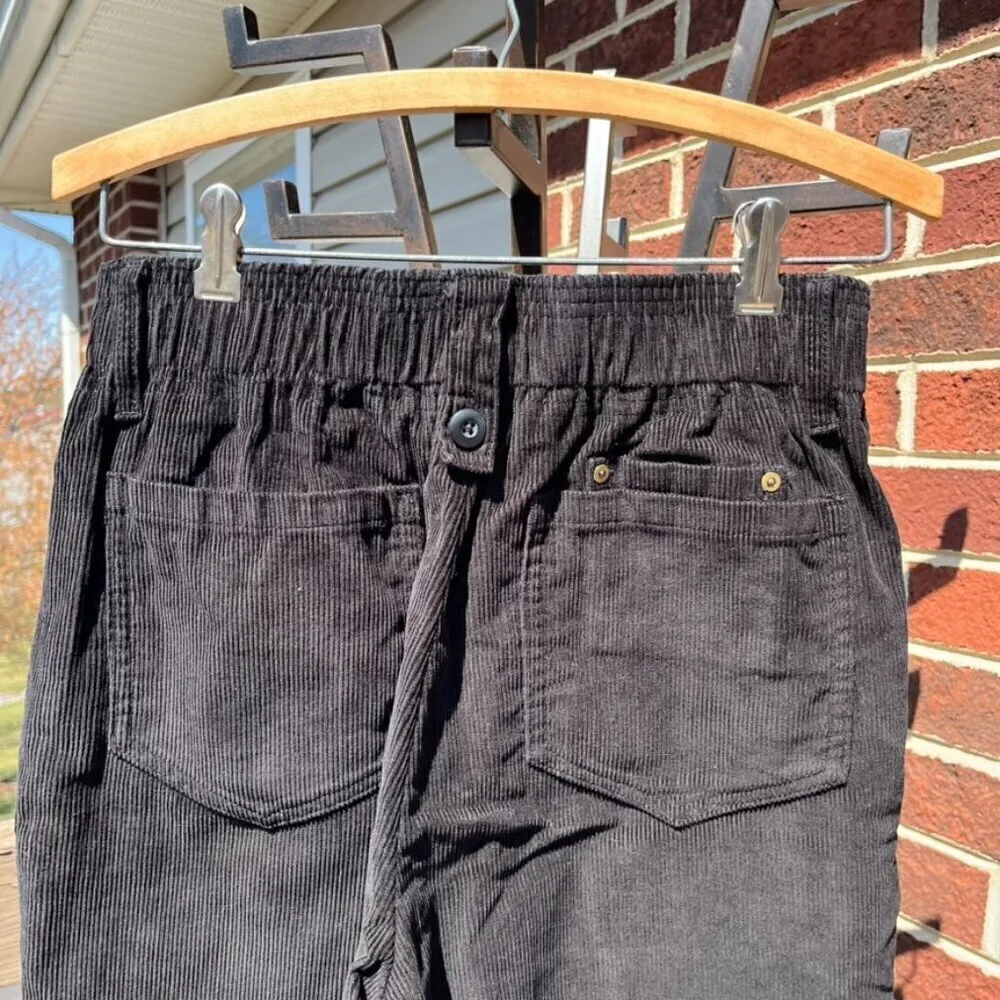 Vintage Retro Clothing Black Corduroy Pants Men's Large